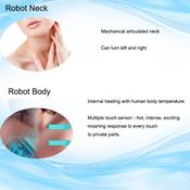 Lifelike Artificial Intelligent 3D Silicone Sex Robot for Men with Facial Expression Sex Doll with Deep Learning by automaticwoman